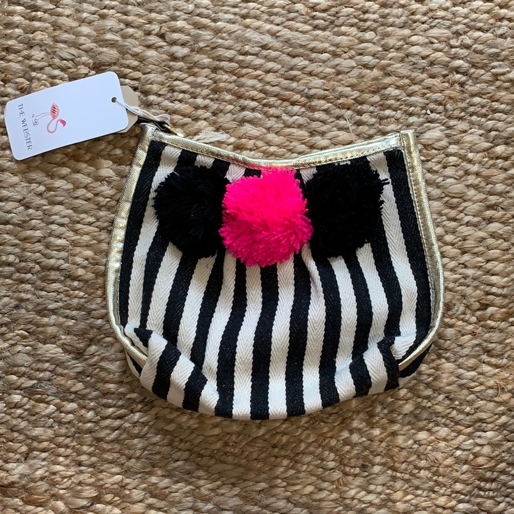 Pom Pom Makeup Bag
